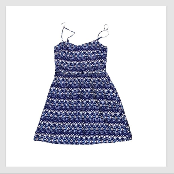 H&M Divided Spaghetti Strap Cutout Waist Sz 4 Tunic Top/Mini Dress #252B - Picture 3 of 7